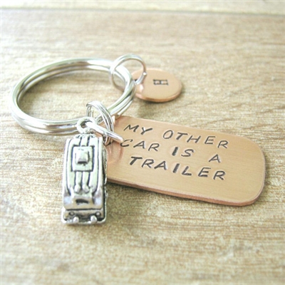 Camper Keychain, My Other Car is a Trailer