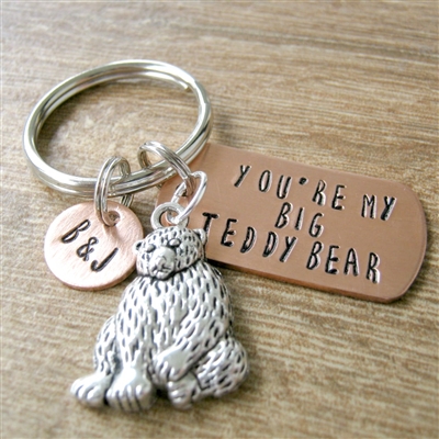 You're My Big Teddy Bear Keychain