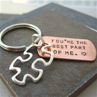 Puzzle Piece Key Chain, Couples