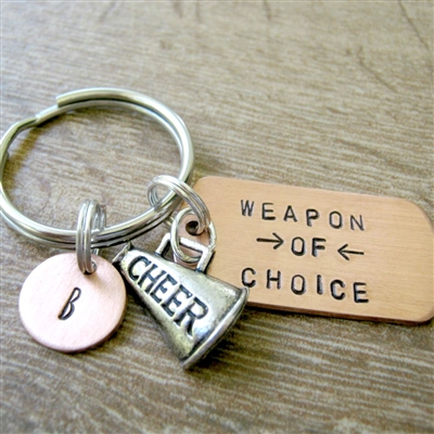 Cheerleading Key Chain, Weapon of Choice