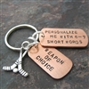 Personalized Hockey  Key Chain, Choose your sport