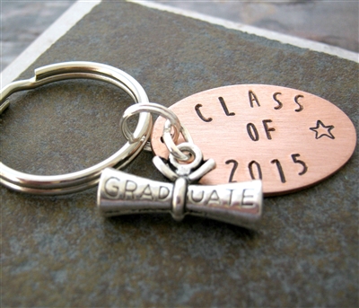 Class of 2016 Key Chain, Graduation Gift