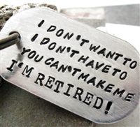 Retirement Key Chain