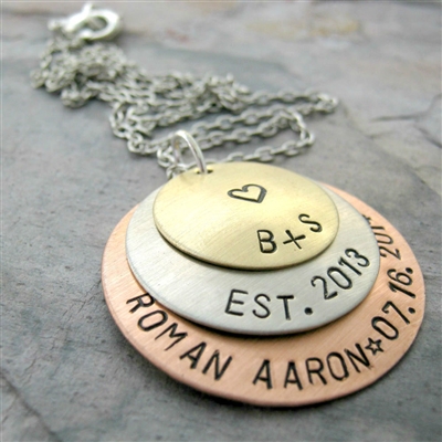 Personalized 3 Layer Necklace