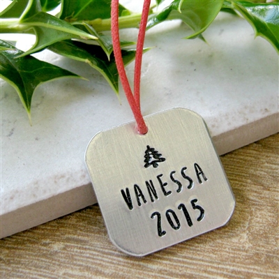 Personalized Girl's Christmas Ornament