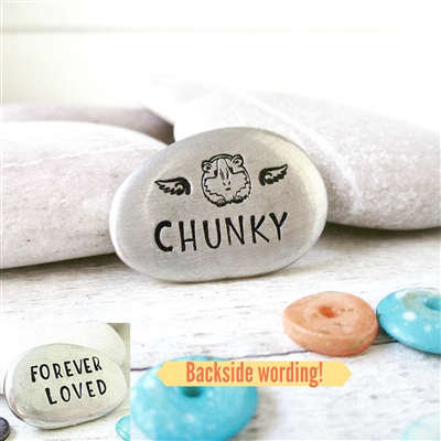 Personalized Guinea Pig memorial stone