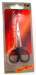 KAI N5100C 4 Inch Curved Needle Craft Scissors