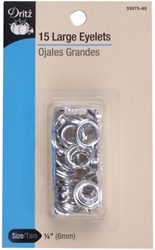 DRITZ D33575-65 Large Eyelets Nickel