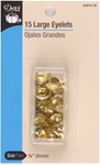 DRITZ D33575-35 Large Eyelets Gilt