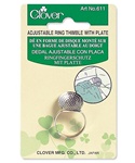 CLOVER CN611 Adjustable Ring Thimble with Plate