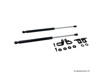 P2M MITSUBISHI EVO X BLACK SERIES ENGINE HOOD DAMPER