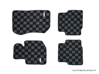 P2M BMW E36 1995-99 3-SERIES  COUPE/SEDAN RACE FLOOR MATS : DARK GREY (FRONT/REAR)