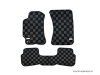 P2M SUBARU IMPREZA (GC8) WRX  / 2.5RS 1993-01 RACE FLOOR MATS (FRONT/REAR 4 PCS SET) : DARK GREY