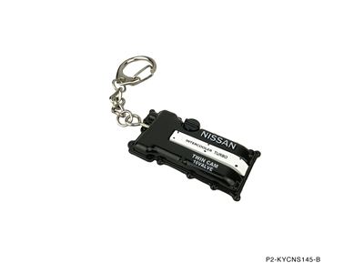 P2M METAL KEYCHAIN NISSAN S14 15 SR20DET BLACK