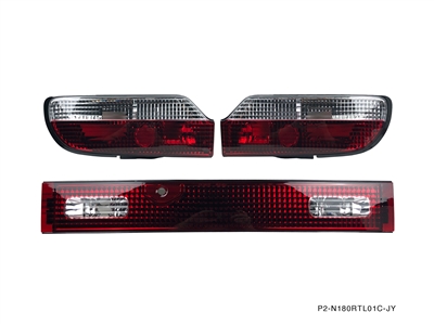 P2M NISSAN 180SX 3PCS REAR TAIL LIGHT KIT [CRYSTAL STYLE]