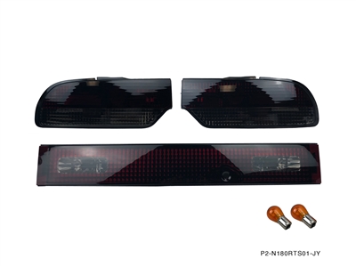 P2M NISSAN 180SX 3PCS REAR TAIL LIGHT KIT [SMOKED]