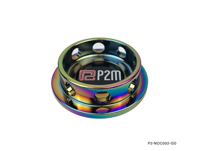 P2M ROUND NEO CHROME OIL CAP : MITSUBISHI