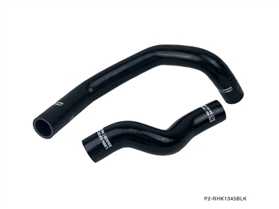 P2M NISSAN SR20DET RADIATOR HOSE KIT : BLACK (3 PLY)