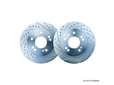 P2M NISSAN 1989-98 240SX REAR BRAKE ROTORS