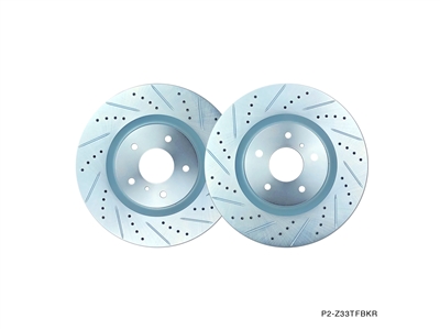 P2M NISSAN 350Z / G35 FRONT BRAKE ROTORS (BREMBO) YEAR 2003-08