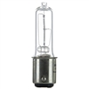 Sunlite 03120 T4 Lamp Q75/CL/DC Clear BA15D Base Double Contact 75-Watt 120-Volt T4 Halogen Lamp Light Bulb