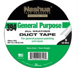 Nashua, 0394020000, 1.89" x 60 YD, 48mm x 54.9m, 9 Mil, Silver Duct Tape, General Purpose