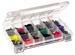 Akro Mils 05905 Plastic Parts Storage Case for Hardware and Craft, Large, Clear