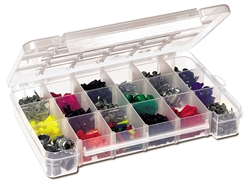 Akro Mils 05905 Plastic Parts Storage Case for Hardware and Craft, Large, Clear