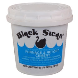 Black Swan 06020 8 OZ 1/2 Pint Refractory Furnace & Retort Cement