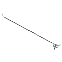 Tuff Stuff 11411 Zinc Plated 11" x 1/4" Single Pegboard Hook