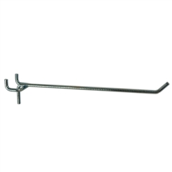 Tuff Stuff 11804 50 Single Pegboard Hooks 1/8" x 4" Zinc Plated