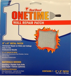 Red Devil 1216 6" x 6" Onetime Wall Repair Patch