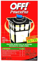 S C Johnson Wax, 14157, Off! Powerpad Lamp, 1 Reusable Lamp, Candle & Mosquito Repellent Pad