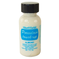 Sheffield, 1438, 1 OZ Bottle, Almond, Porcelain Touch Up Paint, For Porcelain Surfaces