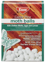 Enoz, 145.12, 10 OZ, Cedar Pine Moth Balls