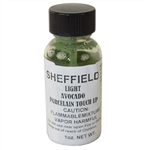 Sheffield, 1671, 1 OZ Bottle, Light Avocado, Porcelain Touch Up Paint, For Porcelain Surfaces