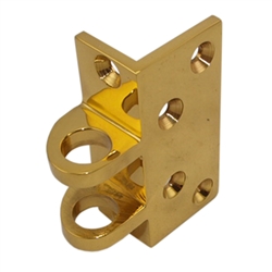 Progressive, 1776AS/3, Polished Brass (US3), Segal Like, Angle Strike Only Replacement For Any Solid Jimmy Proof Lock