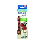 Household Essentials 17824 Cedar Fresh 7/8" Diameter Non-Toxic Cedar Moth Balls - 24PK
