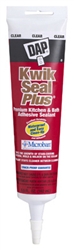 Dap, 18546, Kwik Seal Plus, 5.5 OZ, Clear, Kitchen & Bath Microban Caulk