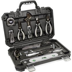 The Sharper Image, 19000, 25 Piece Tool Kit, Essential Tools With A Durable High Density Case