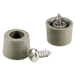 Shepherd 19150 4 Pack 5/8" Gray Plastic Screw Bumpers