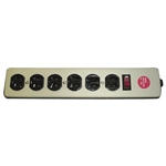 PPP, 26114, 250 Joules 6-Outlet Surge Protector Strip Metal Case, 4ft of heavy duty power cord