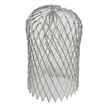 Amerimax, 29059, 3", Expandable Galvanized Mesh Downspout Leaf Strainer