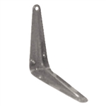 Tuff Stuff 40005 Gray Enamel 5" x 6" Shelf Bracket