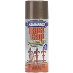 Hammerite Rust Cap 41120 12 OZ Brown Metal Hammered Finish High Gloss Spray Paint