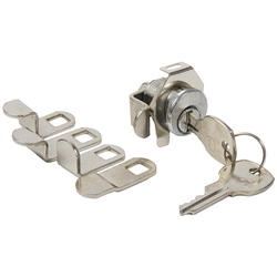 Em-D-Kay 4730 Mailbox Lock With Nut And Clip With 5 Cams And NA14 Keyway