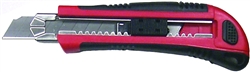 Tuff Stuff, 50131, Auto Load 7-POINT Break-A-Way Knife Rubber Grip Handle With 10 Blades