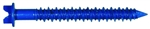 Tuff Stuff, 50147, Tapcon, 18 Pack, 3/16" x 2-1/4" Hex Washer Head Slotted Concrete Screw Anchor Blue