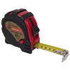 Tuff Stuff 51113 1" x 25' SAE/MM Rubber Covered Magnetic Tipped Tape Measure With Quick Lock And Easy Read Measurements