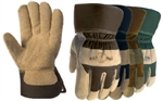 Wells Lamont, 5130L, Large, Men's, Suede Cowhide Leather Palm Glove